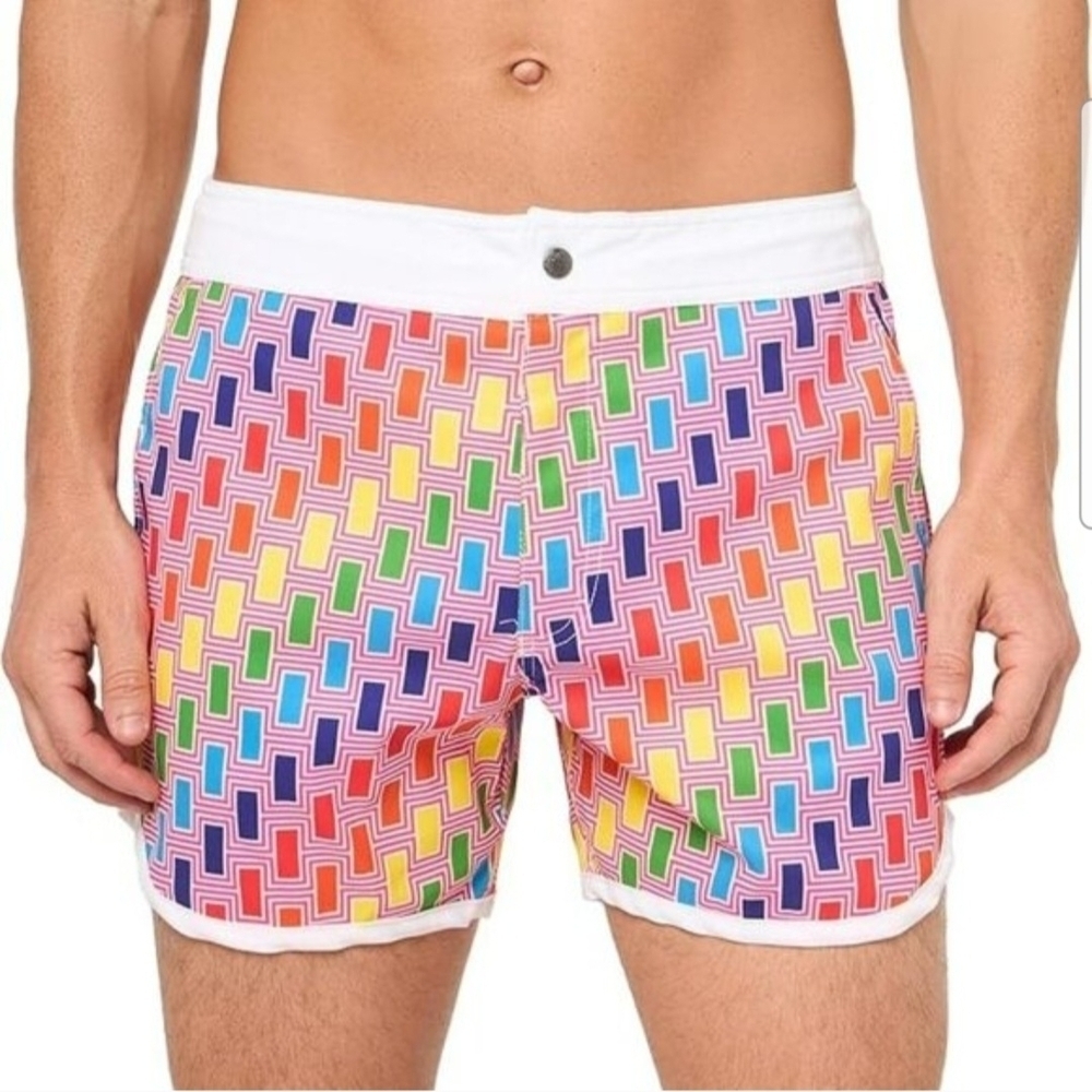 Mr. Turk Surfside Board Short Men's Swimsuit Size 28 / XS